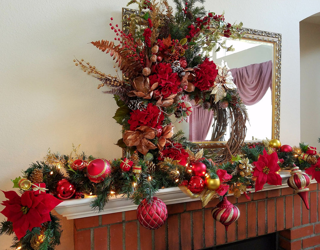 The Berry Rustic Fantasy Garland (Lit)
