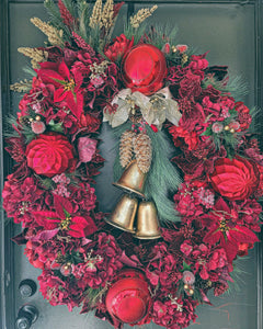 The  Rustic Jingle Bell Fantasy Wreath