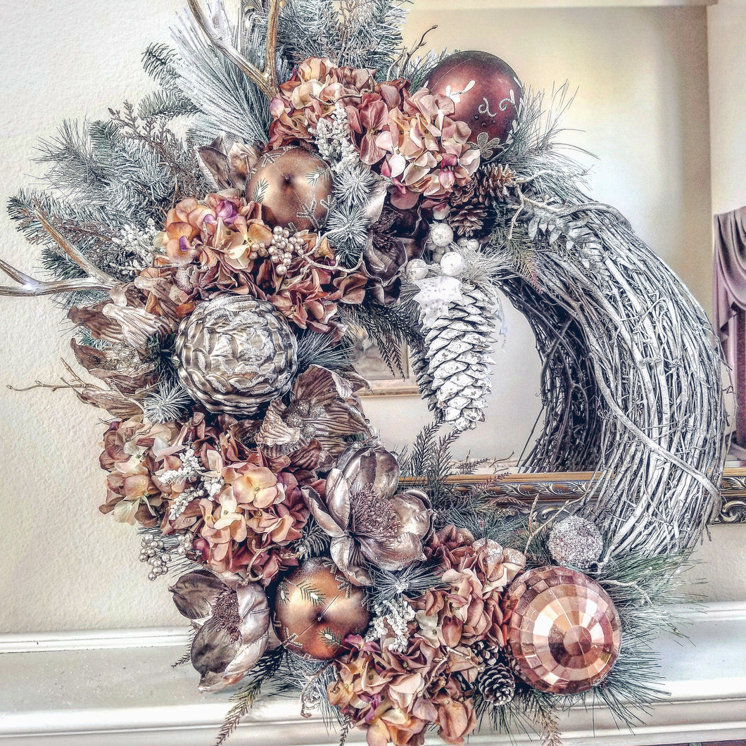 The Rustic Autumn Holiday Fantasy Wreath